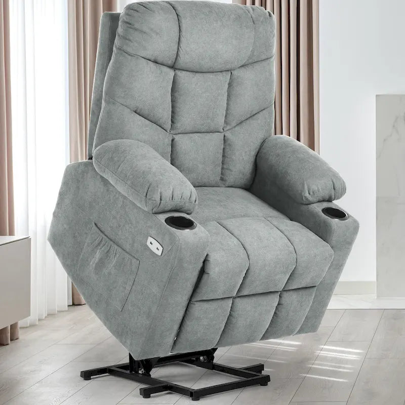 Fauteuil inclinable de massage et chauffant moderne