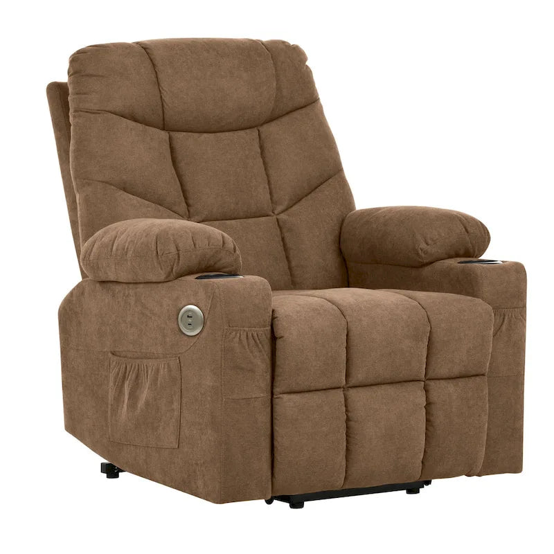 Fauteuil inclinable de massage et chauffant moderne