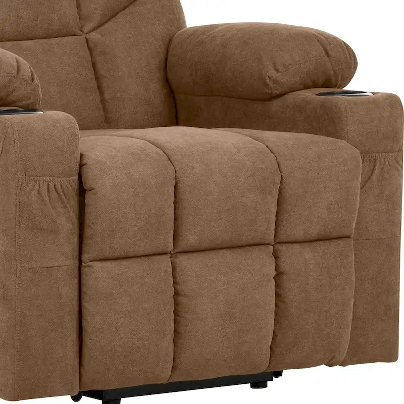 Fauteuil inclinable de massage et chauffant moderne