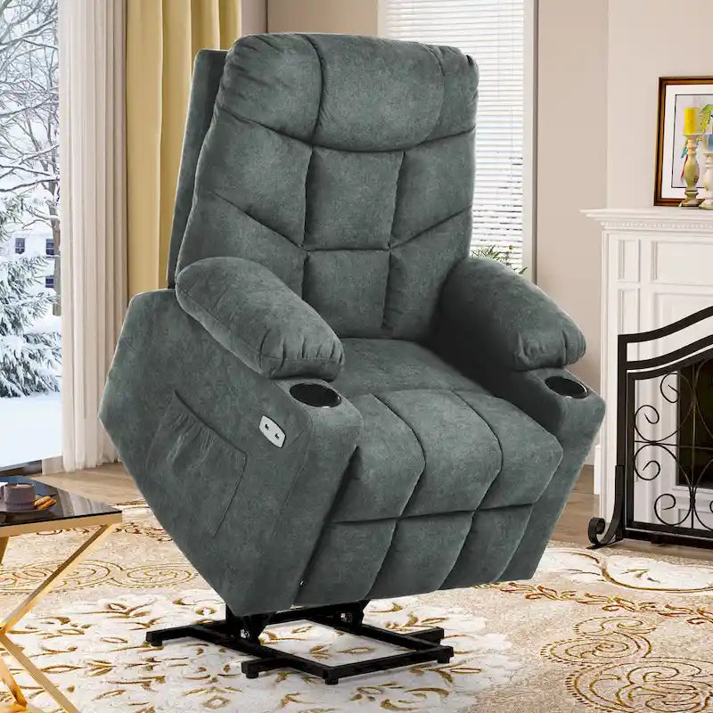 Fauteuil inclinable de massage et chauffant moderne
