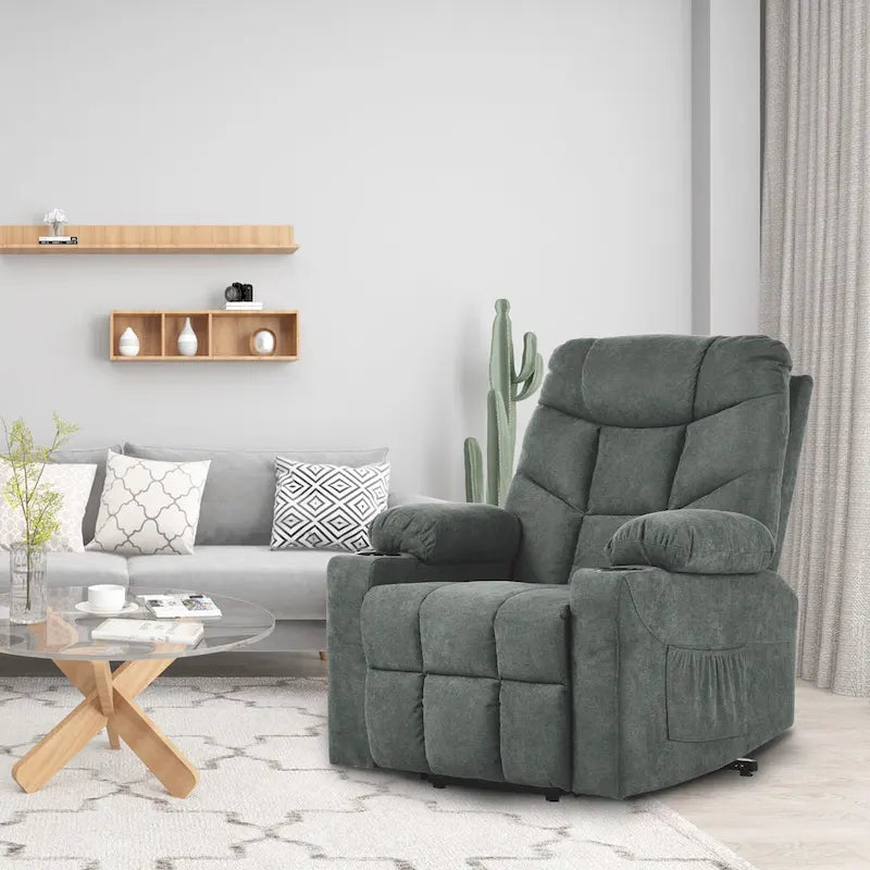 Fauteuil inclinable de massage et chauffant moderne