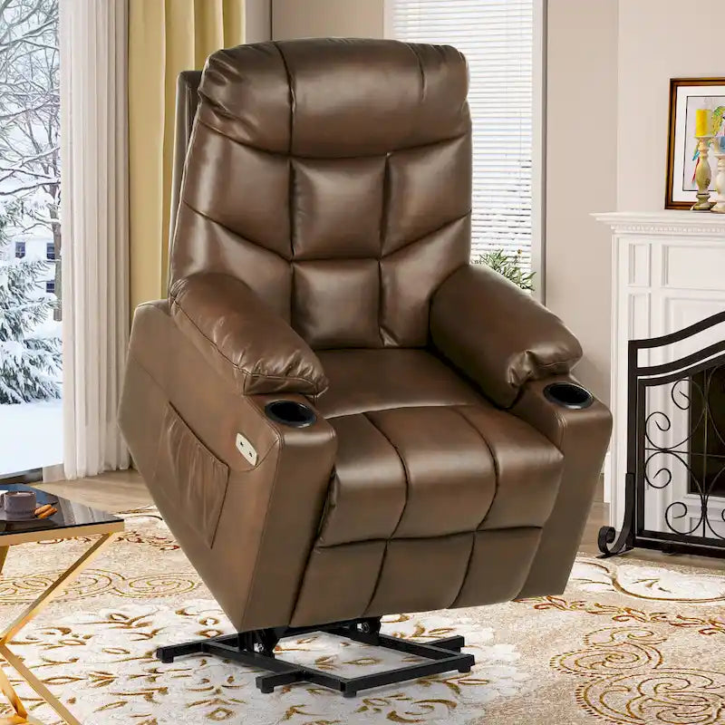 Fauteuil inclinable de massage et chauffant moderne