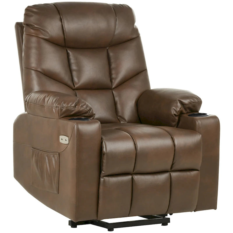 Fauteuil inclinable de massage et chauffant moderne