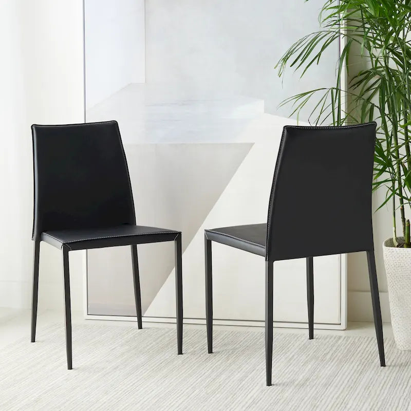 Chaise de salle à manger (lot de 2) - 21,7 L x 17,3 P x 32,7 H - 22Lx17Px33H