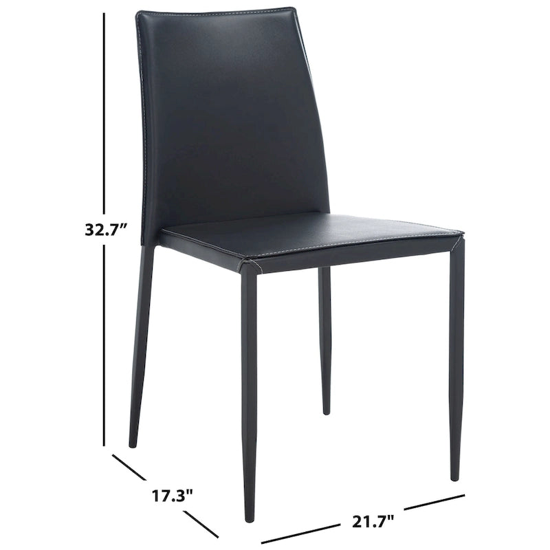 Chaise de salle à manger (lot de 2) - 21,7 L x 17,3 P x 32,7 H - 22Lx17Px33H