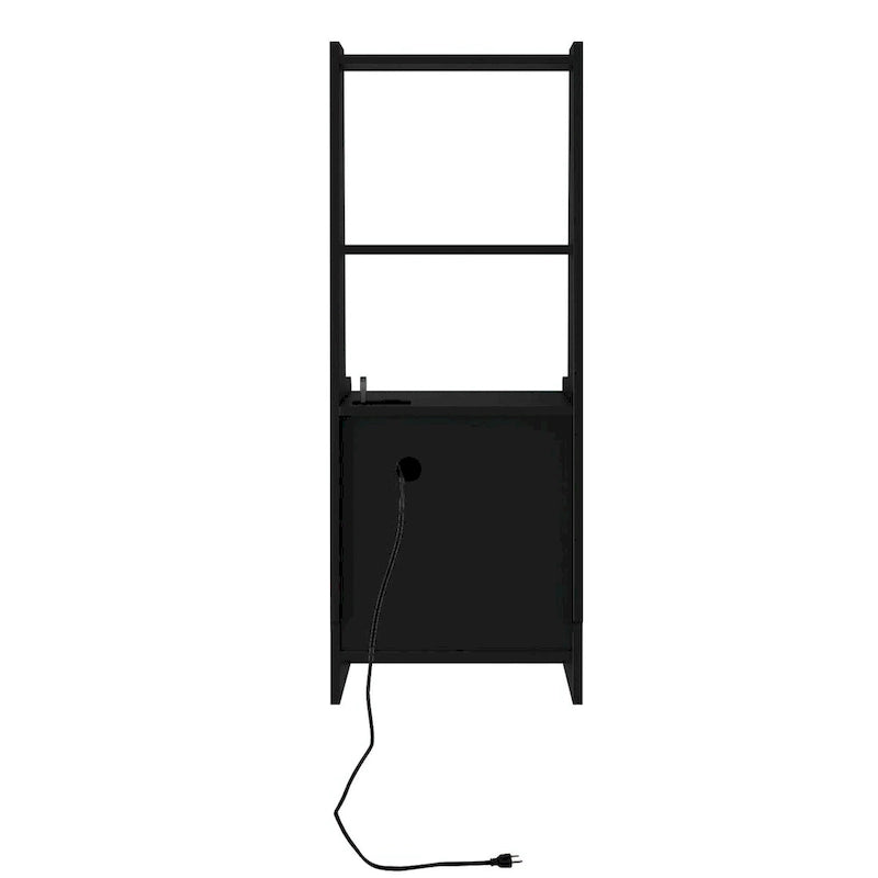 Table de chevet intelligente moderne avec station de charge et veilleuse