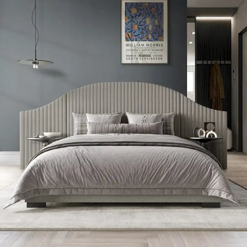 Lit escamotable mural contemporain