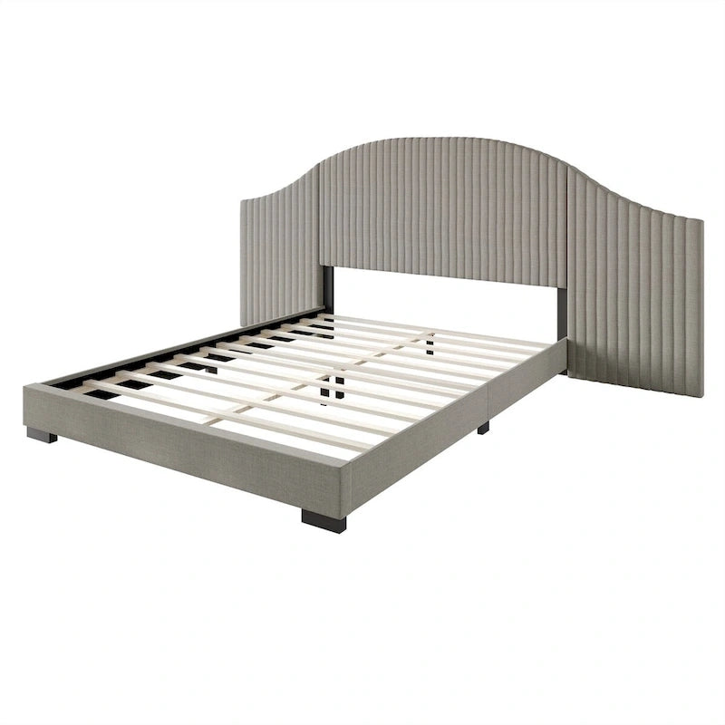 Lit escamotable mural contemporain