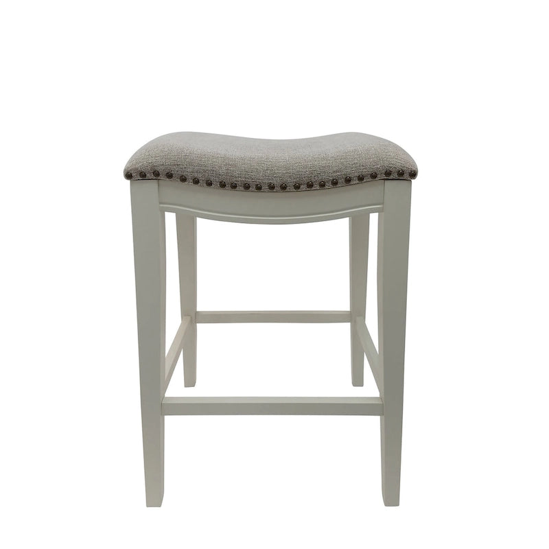 Carolina Living Sawyer 30 Saddle Barstool - Set of 2