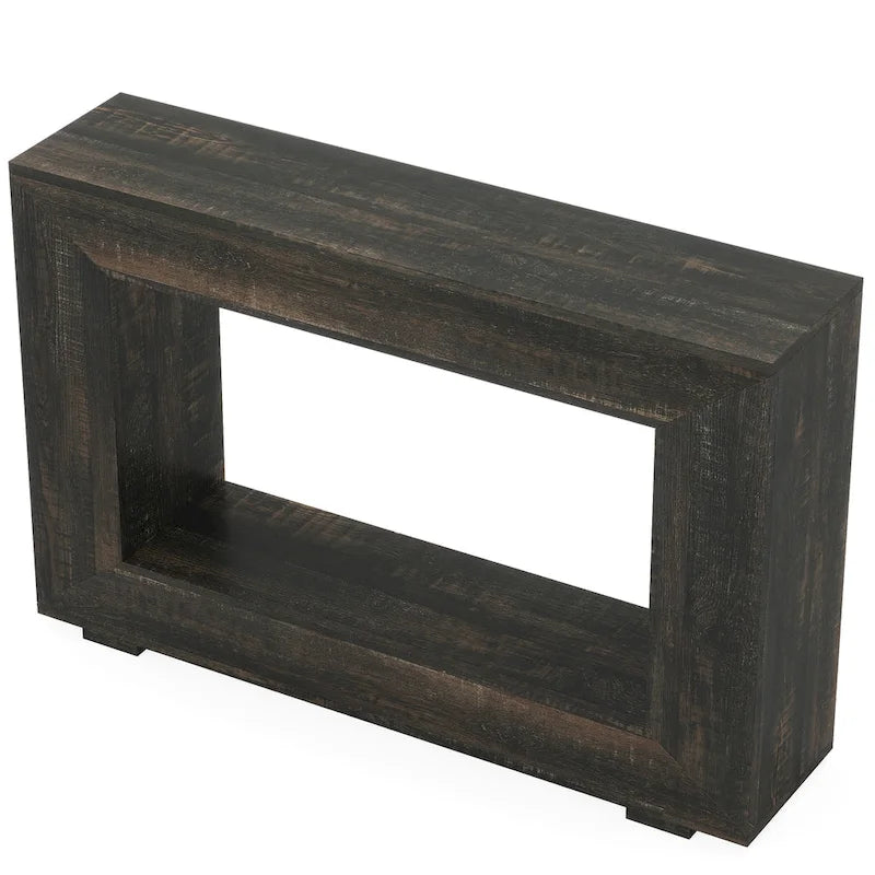 Table console rustique pour entrée, couloir, salon - 47.24 L x 32.8 H x 11.81 P