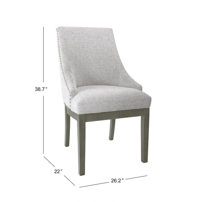 Chaise d'appoint rembourrée