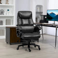 Chaise de bureau exécutive grande taille 400lbs, en cuir PU, avec hauteur réglable