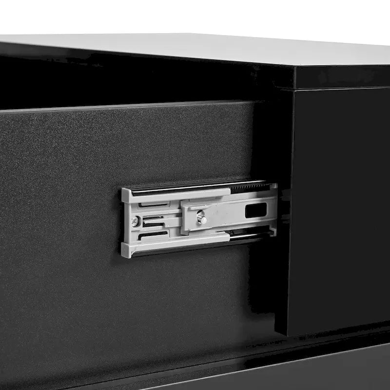 Table basse carrée de 31,4 po avec plateau coulissant et rangement dissimulé